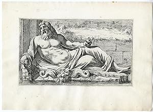 STATUE-ROME-NEPTUNE-ROMAN MYTHOLOGY-NEPTUNUS-98 Francois PERRIER, 1638