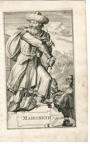 Antique Print-MUHAMMAD-ISLAM-PROPHET-HERETICS-DE HOOGHE after ARNOLD-1701