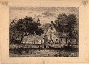 César DE COCK Vue de Longueville (Seine inférieure)
