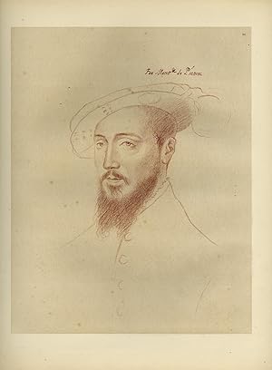 ANTOINE DE HALLUIN-PIENNES-PORTRAIT-P.160 'Feu Monsieur de Pienne' Lord GOWER after CLOUET, 1875