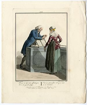 Antique Print-COSTUME-DUTCH-ALKMAAR-JEWELLER-ZEIST-LOUIS PORTMAN after KUYPER-1808