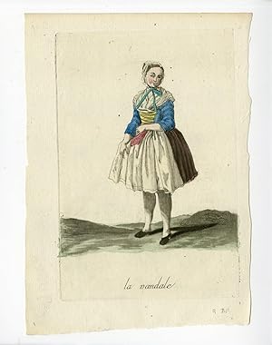 Antique Print-WOMAN-VANDAL TRIBE-COSTUME-Desrais-Grasset-Mixelle-1784