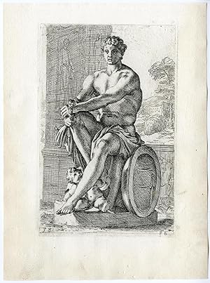 STATUE-ROME-MARS-AMOR-CUPID-GOD-MYTHOLOGY-38 Francois PERRIER, 1638