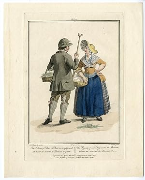 Antique Print-COSTUME-DUTCH-SCHOUWEN-DRESS-ZEELAND-LOUIS PORTMAN after KUYPER-1808