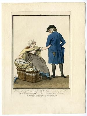 Antique Print-COSTUME-DUTCH-SELLING FISH-AMSTERDAM-LOUIS PORTMAN after KUYPER-1808