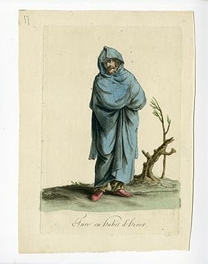 Antique Print-MAN-TURKISH-WINTER DRESS-COSTUME-Desrais-Grasset-Mixelle-1784
