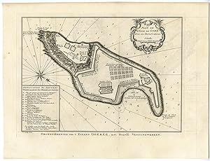 GOEREE-ISLAND-CAPE VERDE-FORT Jakob VAN DER SCHLEY after PREVOST-BELLIN, 1747