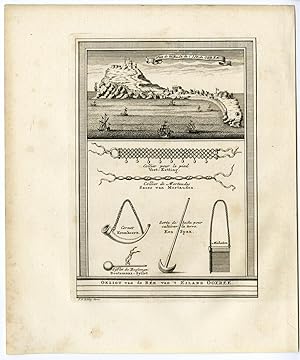 GOREE-AFRICA-ROADSTEAD-SENEGAL Jakob VAN DER SCHLEY after PREVOST, 1747