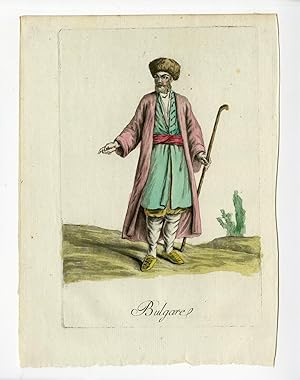 Antique Print-MAN-BULGARIA-COSTUME-Desrais-Grasset-Mixelle-1784