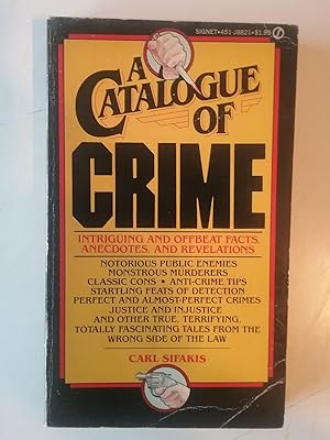 A Catalogue Catalog Of Crime