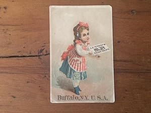 LUTTED'S S.P. COUGH DROPS. BUFFALO, N.Y., U.S.A. (Victorian Trade Card)
