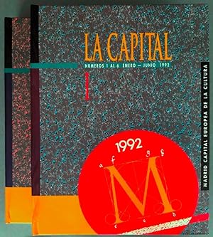La capital. Revista Madrid Capital Europea de la Cultura. Dos tomos, año 1992 completo