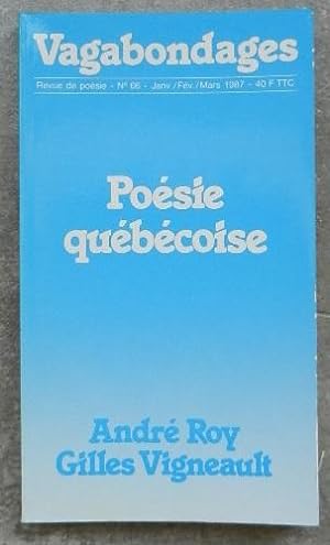 Poésie québécoise.