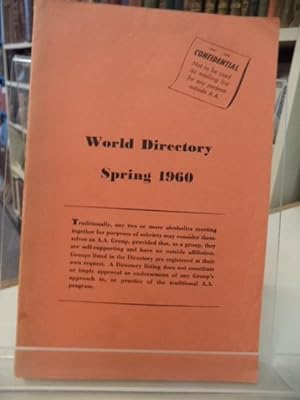 World Directory, Spring 1960 (with order form and membership maps)