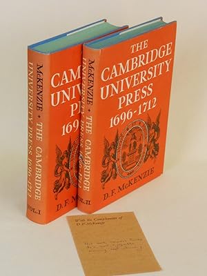 The Cambridge University Press 1696-1712, A Bibliographical Study, Volumes I and II