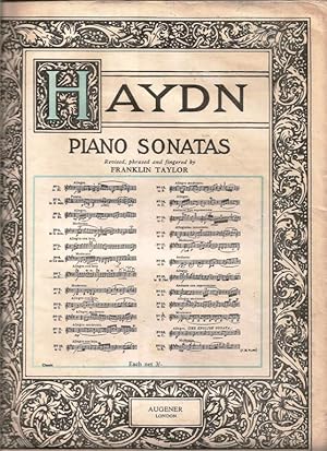 Piano Sonata No.7. Revised, phrased and fingered by Franklin Taylor