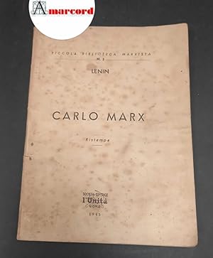 Lenin. Carlo Marx
