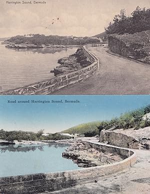 Road To Harrington Sound 2x Old Bermuda Postcard s