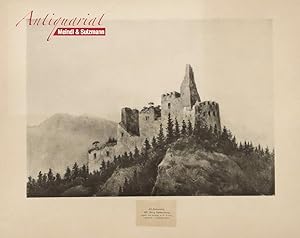 "Burg Emmerberg. Gemalt von C. Grefe". Aus Conrad Grefe: Alt-Oesterreich . dargestellt in seinen ...