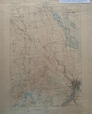 Maine (Penobscot County) Bangor Quadrangle, Topography, State of Maine, U.S. Geological Survey, C...