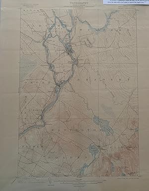 Maine (Penobscot County) Orono Quadrangle, Topography, State of Maine, U.S. Geological Survey, Ch...