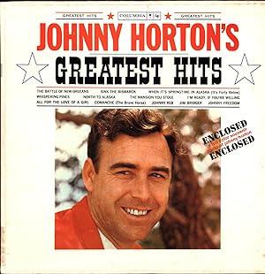 Johnny Horton's Greatest Hits (POP COUNTRY MUSIC LP)