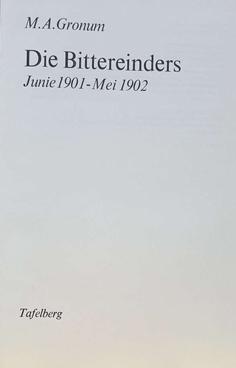 Die Bittereinders Junie 1901 - Mei 1902