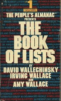 The People's Almanac Presents The Book of Lists