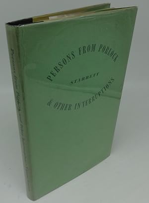 PERSONS FROM PORLOCK AND OTHER INTERRUPTIONS (SIGNED LIMITED)