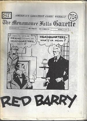 THE MENOMONEE FALLS GAZETTE #122, April, Apr. 15, 1974 (Flash Gordon, Air Hawk, Johnny Hazard, Ri...