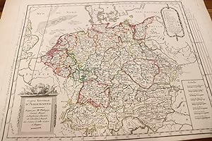 Map Carte géographe Atlas Allemagne nouvelle