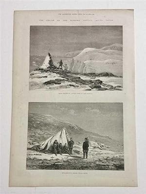 Pandora Cpt. Allen Young Settlement of Netlik Whale sound 1876 Ship Print