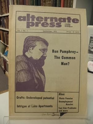 Alternate Press Vol. 2 No. 7: September, 1972. [St. John's Alternate Press]