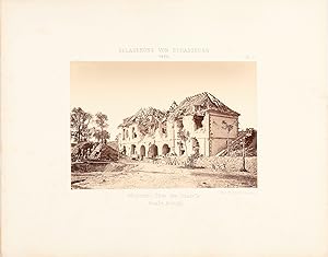From upper cover: Belagerung von Strassburg 1870. 20 Blätter photographischer Aufnahmen der Bresc...