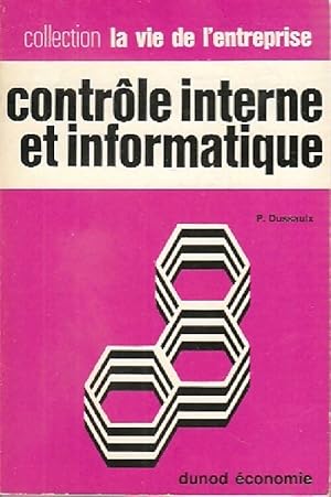 Contr?le interne et informatique - P. Dussaulx