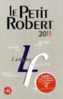 le petit Robert de la langue française (édition 2012)