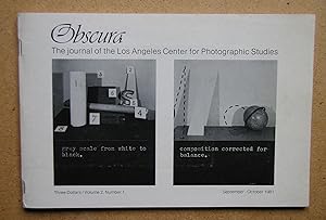 Obscura: The Journal of the Los Angeles Center for Photographic Studies. September - October 1981...