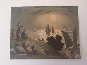 NANTUCKET CLIFFS. THE ALDEN FRUIT VINEGAR (Victorian Trade Card)