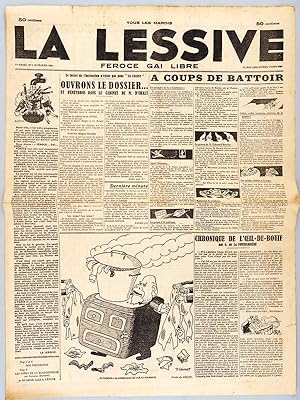 La Lessive. Féroce, Gai, Libre. 1ère Année - Numéro 1 : 27 février 1934
