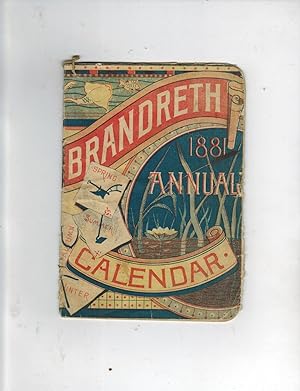 BRANDRETH ANNUAL CALENDAR 1881 (Patent Medicine Almanac)