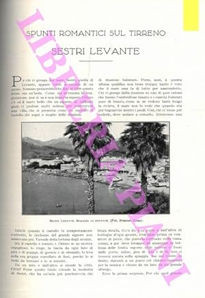 Spunti romantici sul Tirreno: Sestri Levante.
