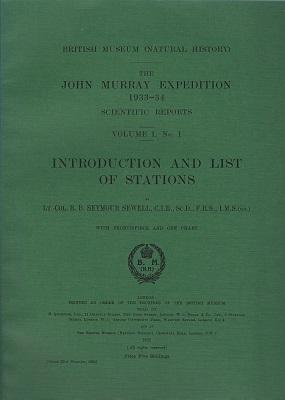 Introduction and List of Stations - The John Murray Expedition, 1933-34, Scientific Reports