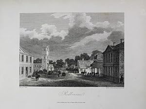 Original Antique Engraving Illustrating a Print of This one illustrating Redbourne in Lincolnshir...