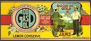 Good as Gold Jams - Lemon conserve, label