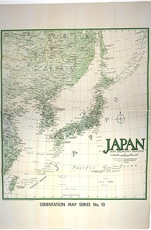 Moscow to Berlin. Japan and Adjacent Regions. US Army Orientation map
