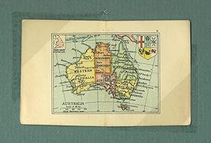 Australia Map from the Smallest Atlas ever Published