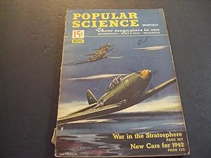 Popular Science Nov 1942 War In The Stratosphere, 1942 Cars