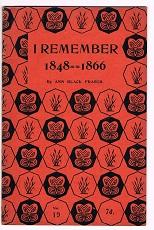 I Remember 1848-1866, The Raupo Series of School Readers No. 19