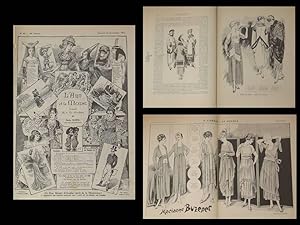 L'ART ET LA MODE n°45 1917 JEANNE CURTIL, MARIANNE BUZENET, BLANCHE CARRERE