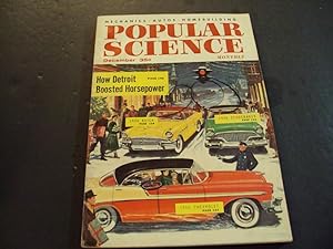Popular Science Dec 1955 Detroit Boosted Horsepower, Make Rocket Weathervane